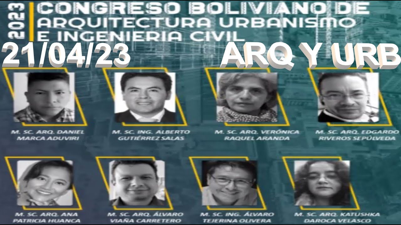 S01-CONGRESO BOLIVIANO DE ARQUITECTURA URBANISMO E INGENIERÍA CIVIL