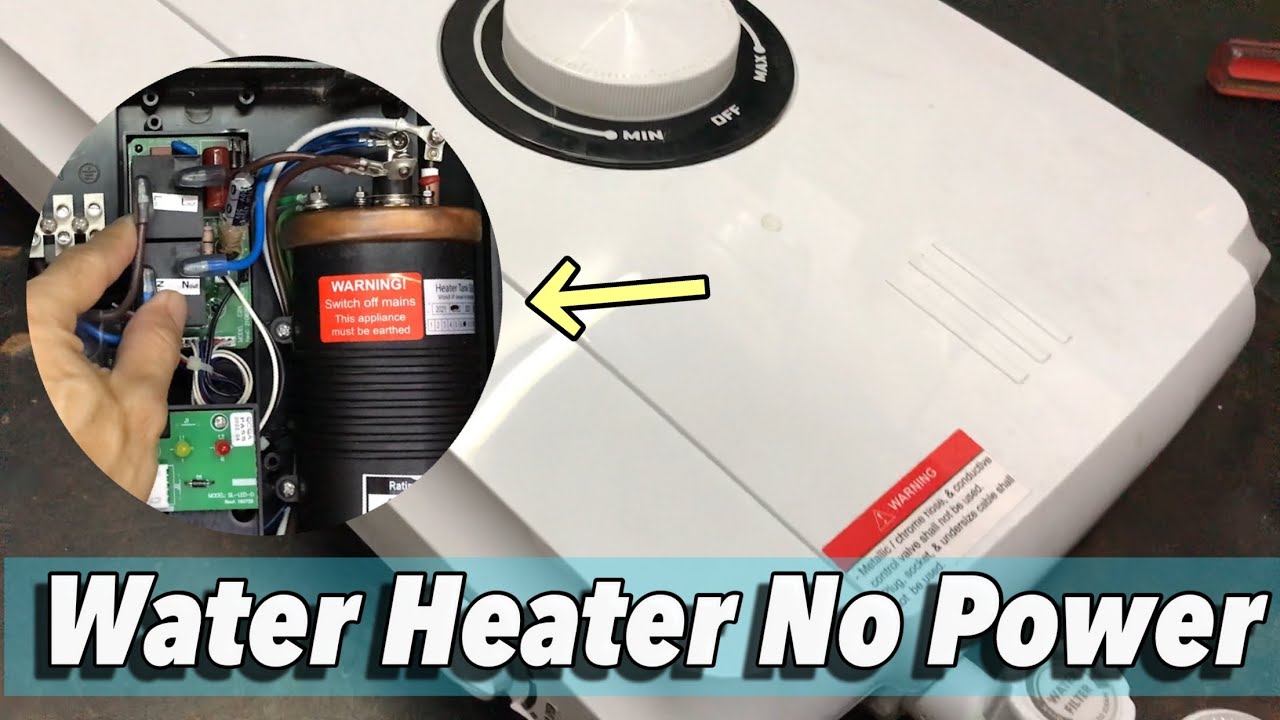 How to Repair water heater no power