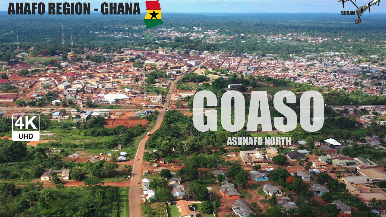 Goaso is Ahafo Regional Capital of Ghana 4K