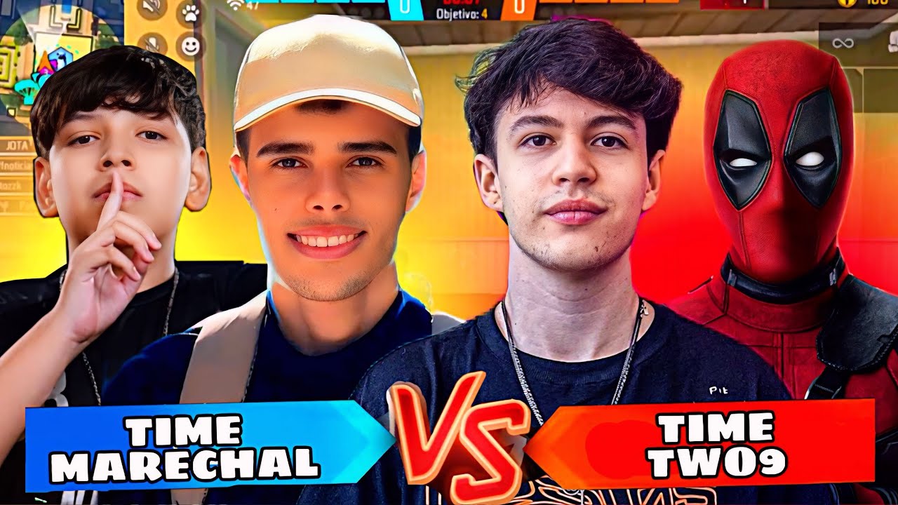 CONFRONTO &Eacute;PICO - 2X2 APOSTADO + REA&Ccedil;&Otilde;ES! Parte 2. - TIME MARECHAL vs TIME TWO9! EDIT + REACT