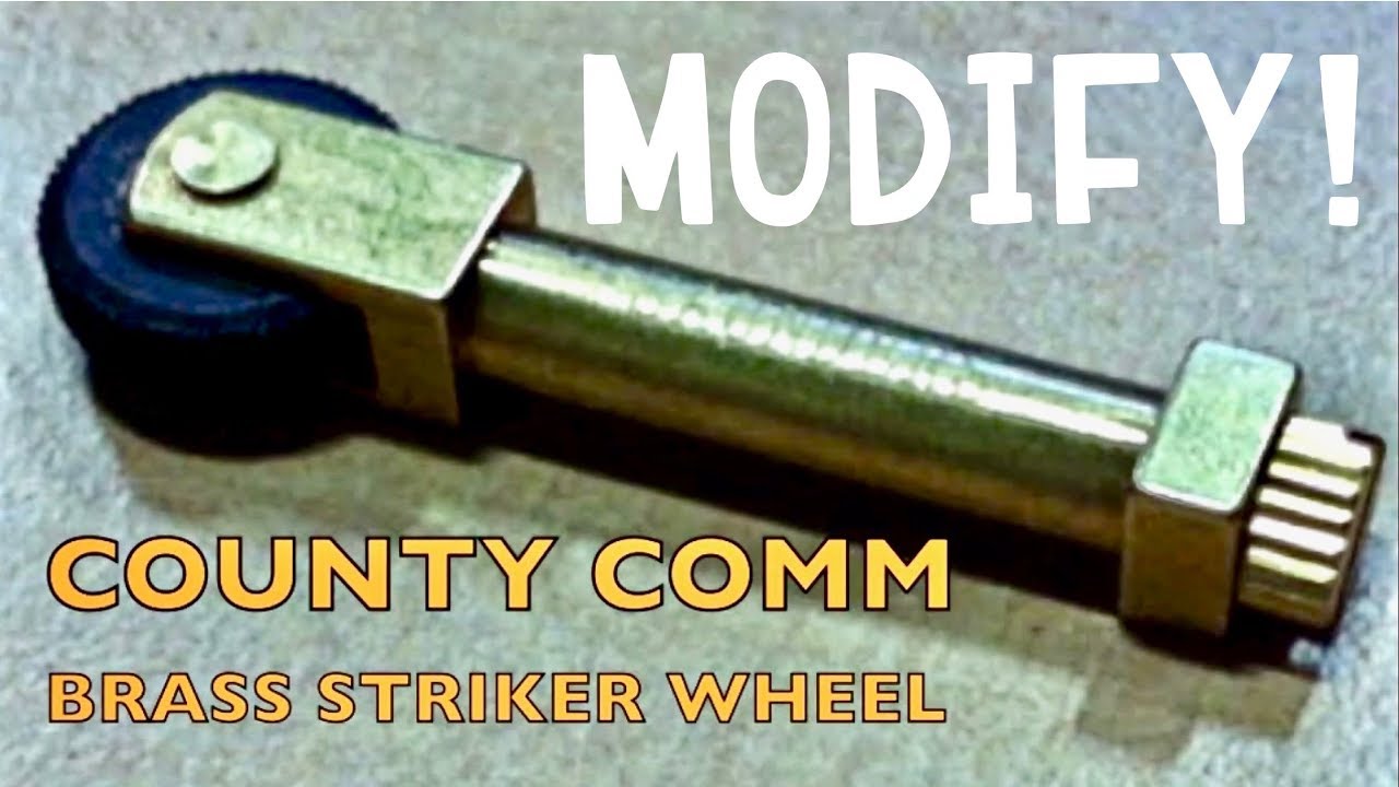 MODIFY County Comm Brass Flint Wheel Sparker