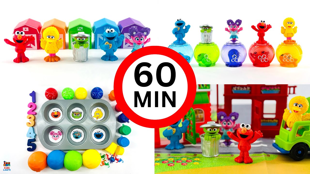 ULTIMATE Sesame Street 1 HOUR Video | Learn Shapes & Counting | Educational Videos For Toddlers