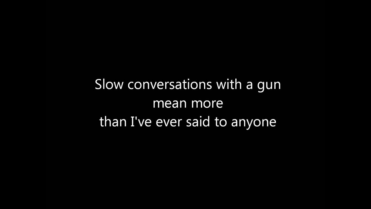 Pierce The Veil - I'm Low on Gas and You Need  A Jacket (lyrics)