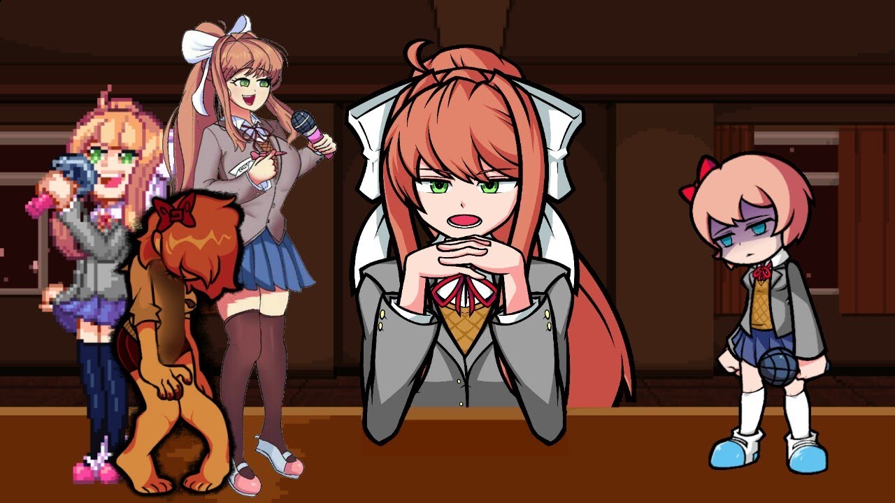 Doki Doki Panic! | Triple Trouble but it's sung by Pixel/Epiphany/HD Monika and Sayori/Sayori(?)
