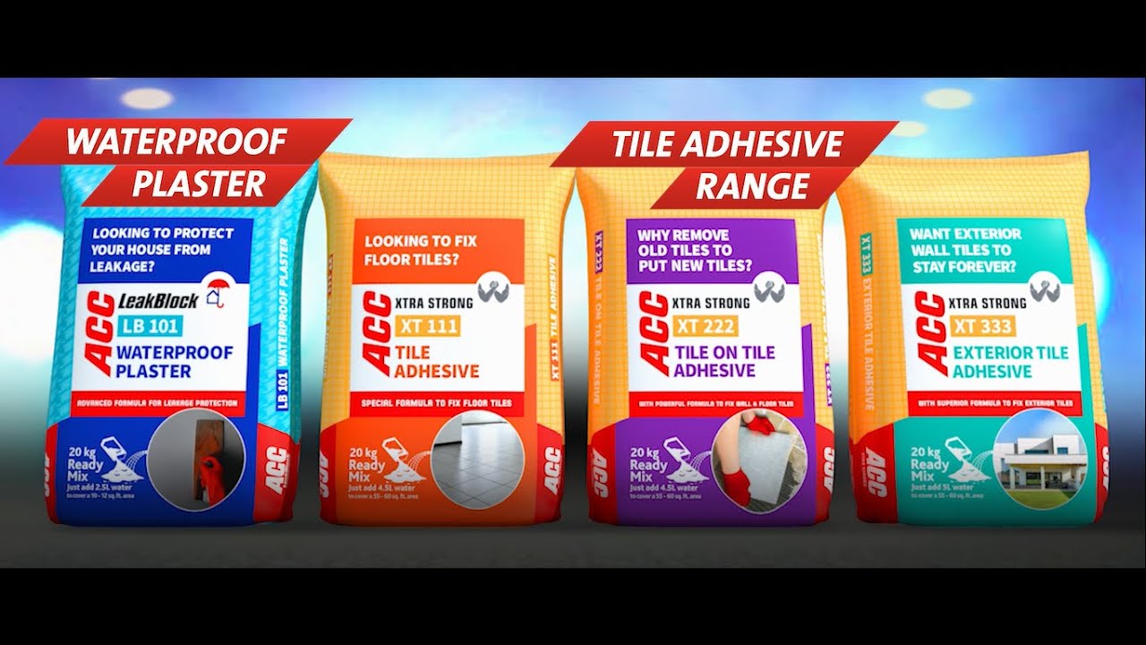 ACC presents 4 amazing products in amazing packs. #KholoGholoReady | ACC Limited