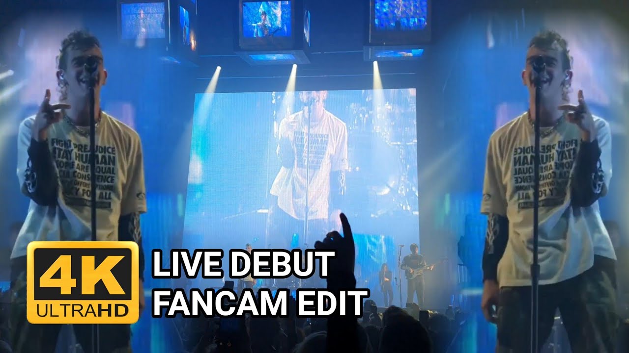 The 1975 - 'If You're Too Shy' (Let Me Know) Live Debut Fancam Edit! [4K]
