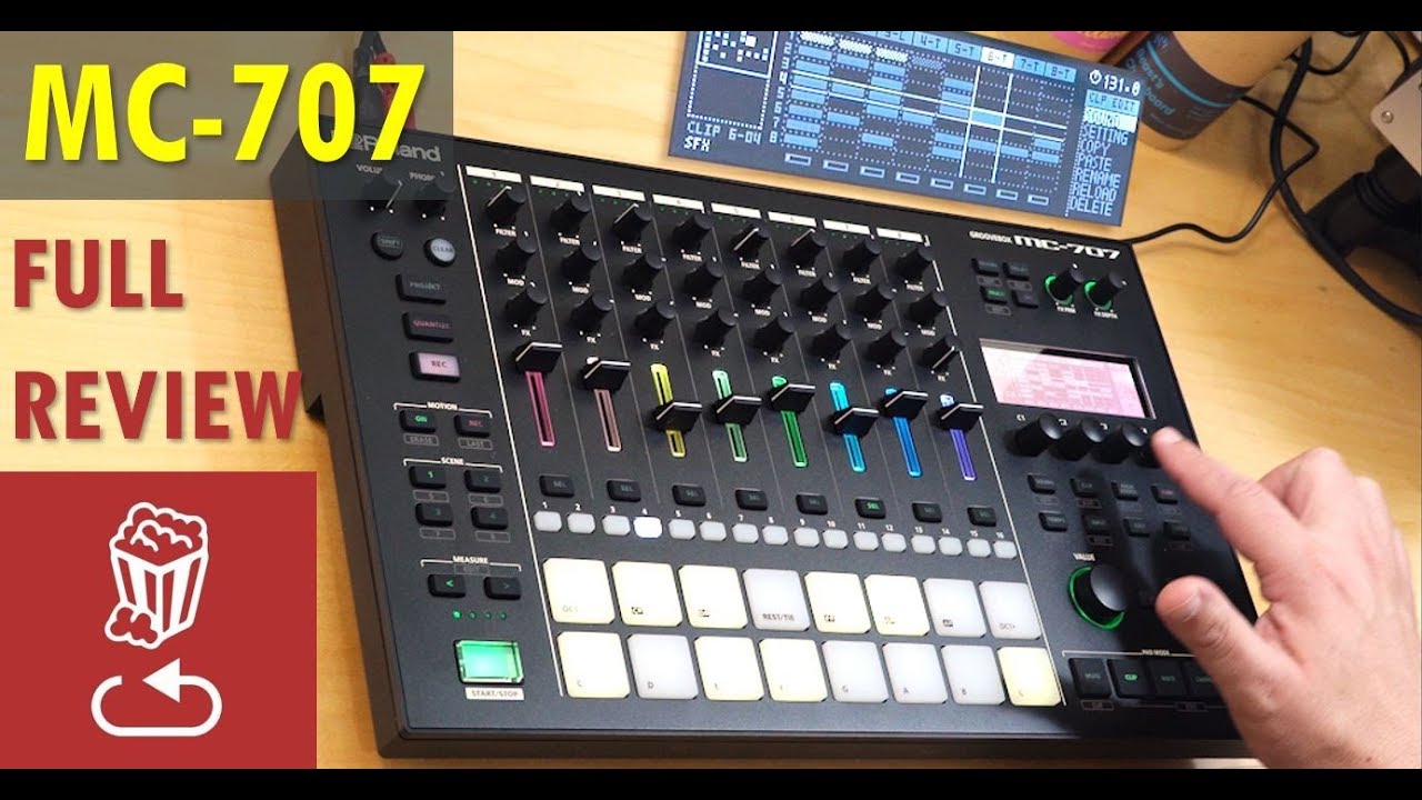 Review: Roland MC707 // Sound design // Live looping // Pros and cons (MC-707)