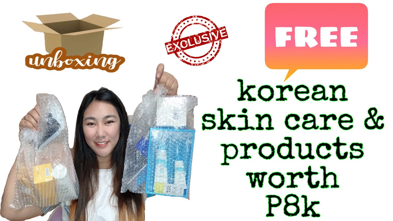 UNBOXING SKIN CARE AND PRODUCTS FROM YESSTYLE / EXCLUSIVE CAMPAIGN SELECTED