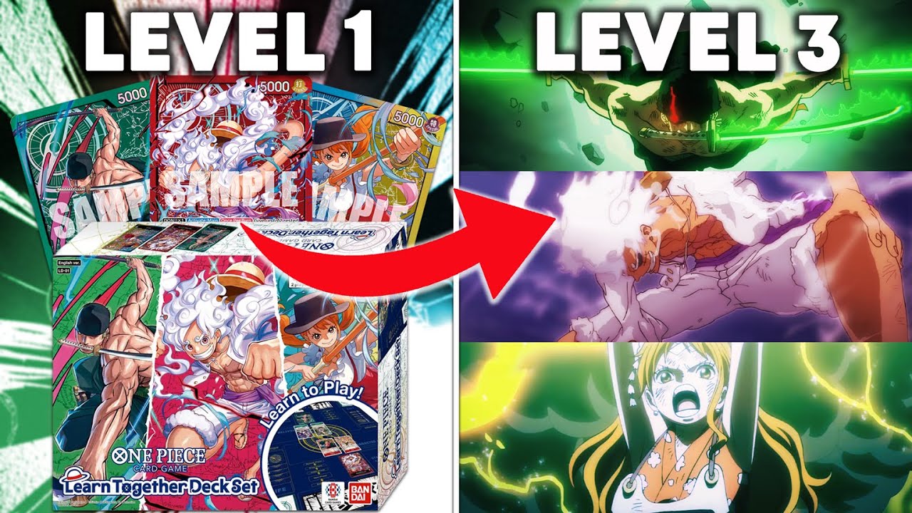 Руководство по улучшению Луффи, Зоро и Нами: учимся вместе! — One Piece TCG