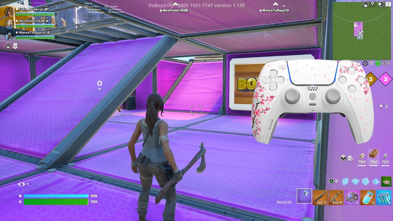 PS5 Fortnite 3v3v3v3 Go Goated Zone Wars Gameplay