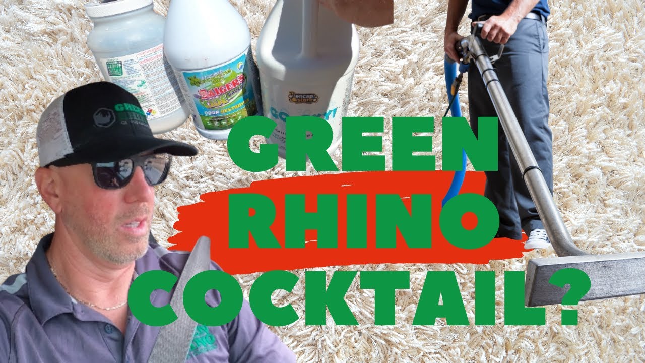 What is Green Rhino Cocktail? - Carpet Cleaning Ride Along