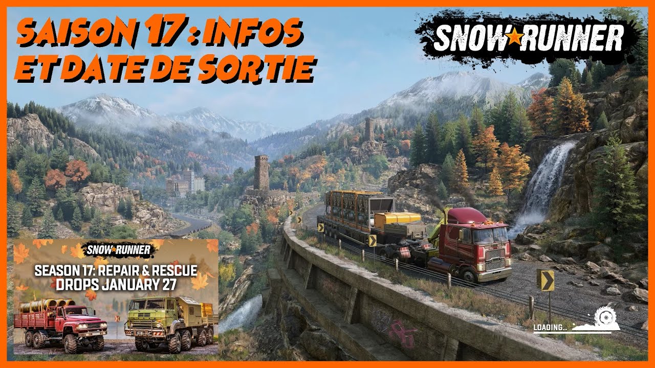Infos et photos pour la saison 17 qui sortira le 27 janvier - Snowrunner FR