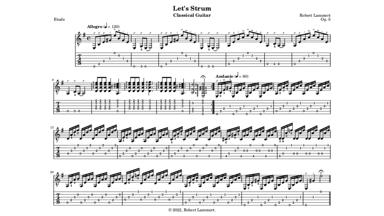 Let's Strum, 2022