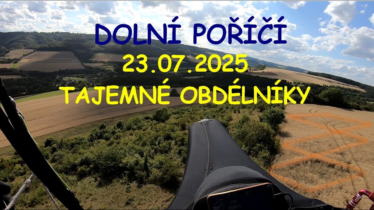 Dolní Poříčí, 23.07.2025, tajemné obdélníky