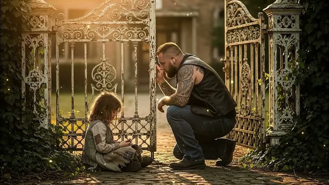 Orphaned Girl Waited by the Gate Each Sunday — Until One Biker Whispered “You’re Family Now”