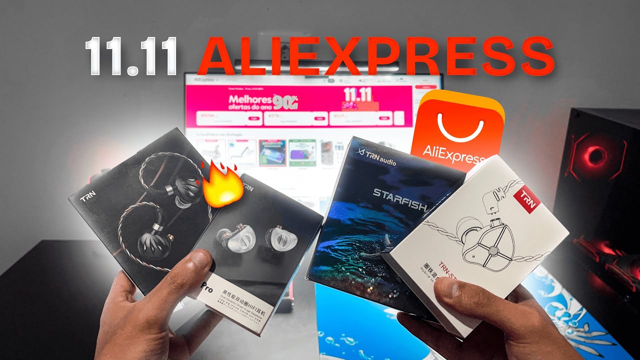 Testei os MELHORES FONES do 11.11 no AliExpress 🤩 (Black Friday Chinesa!)