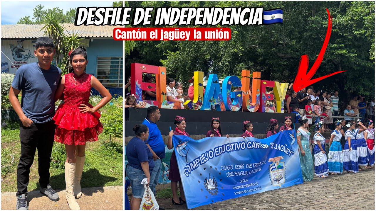 Así se vivió el DÍA de la INDEPENDENCIA en El cantón el JAGÜEY La unión 🇸🇻
