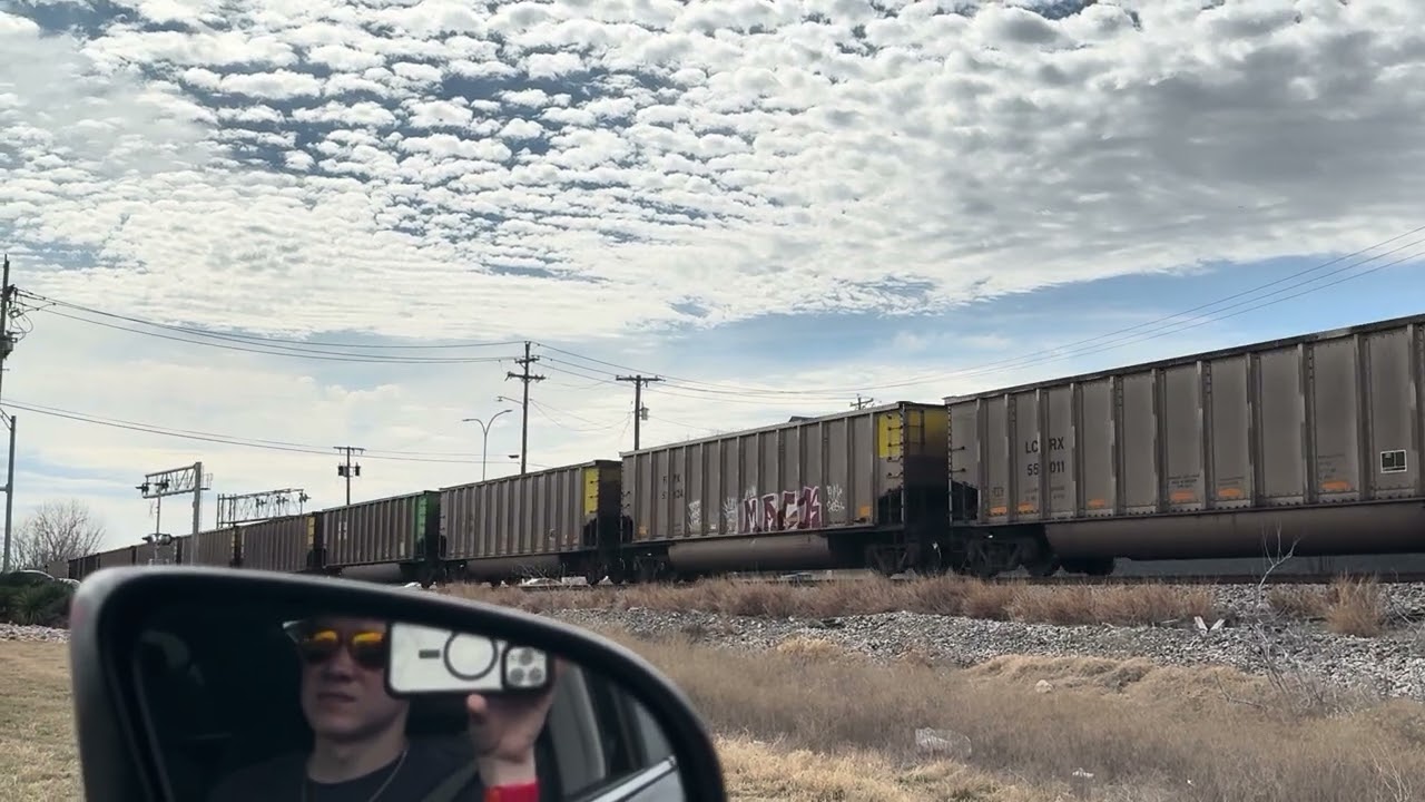 Northbound UP Empty Coal Train heading through Watauga TX. February 8, 2026