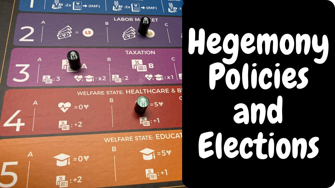 Hegemony Policy Table and Election Strategy for Capitalist, Middle Class, and Working Class (UPDATE)