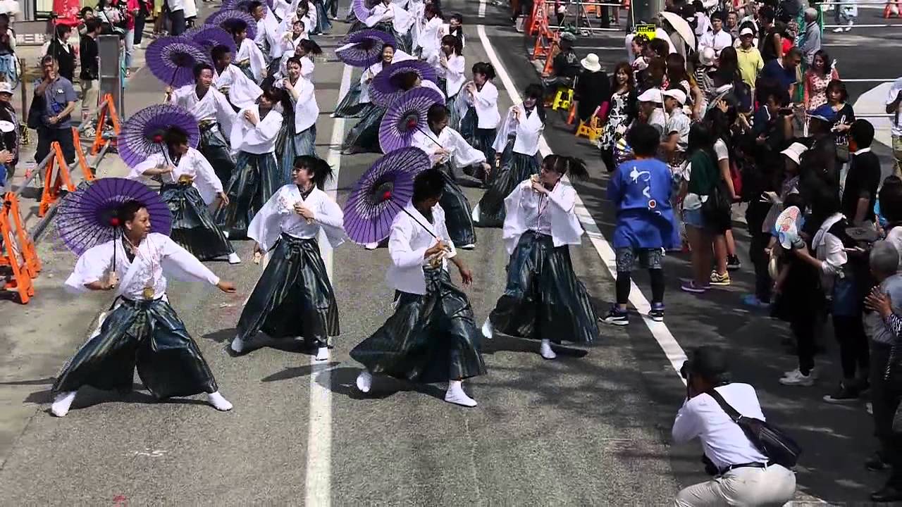 舞幻 能登よさこい祭り本祭２日目06152014 県道通り