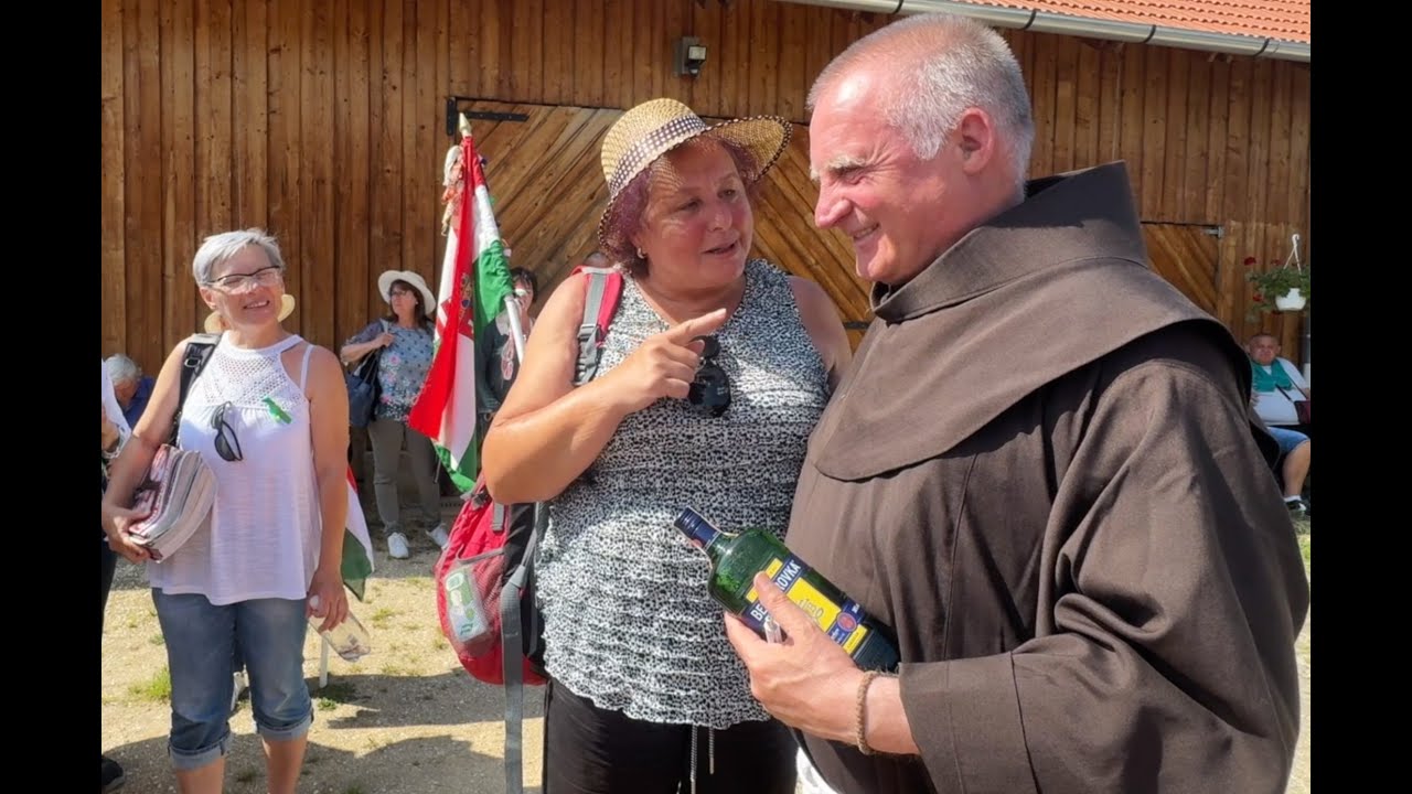 A kánai menyegző udvara, Beherovkával :) – Csaba testvérrel a csíksomlyói Mária-kertben 4.