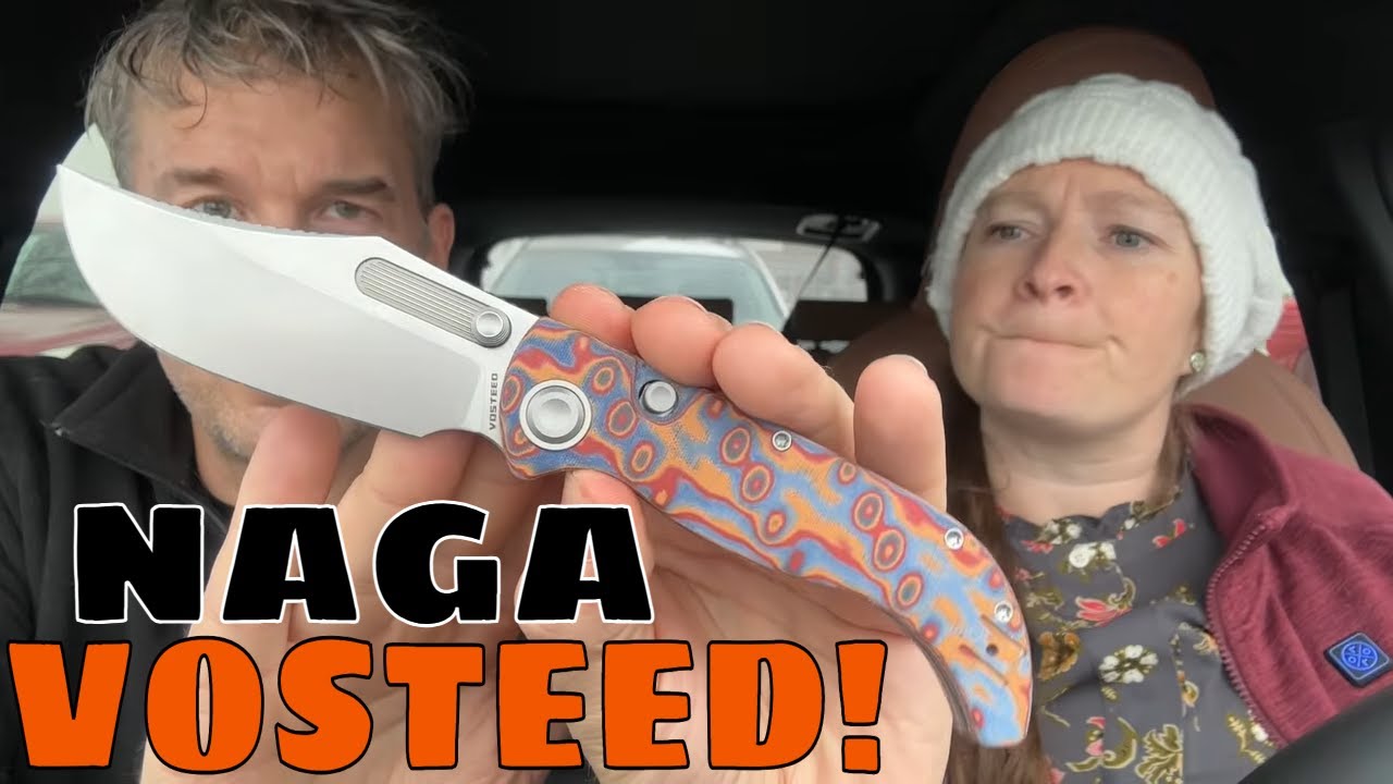 VOSTEED!! Стильный складной нож Naga, модель S35VN с возможностью выбора материала Micarta.