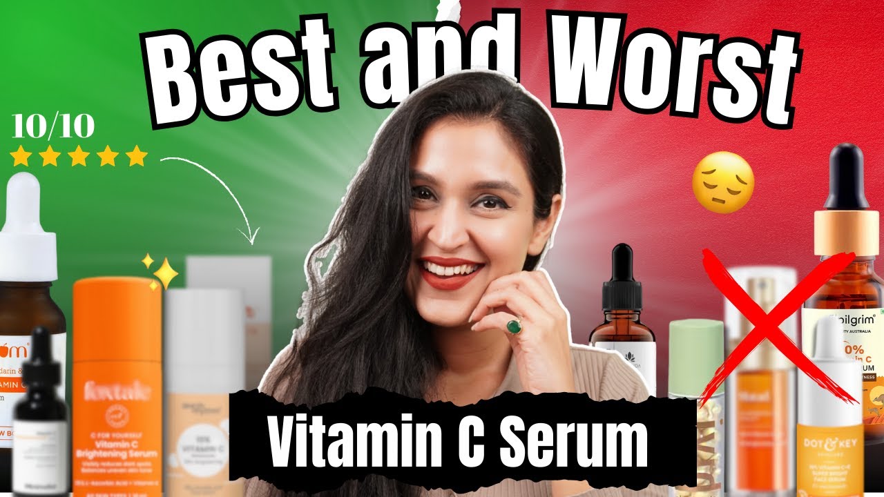 BEST & WORST VITAMIN C FACE SERUMS | Rating & Reviewing 20 Serums from Nykaa/Amazon | Chetali Chadha