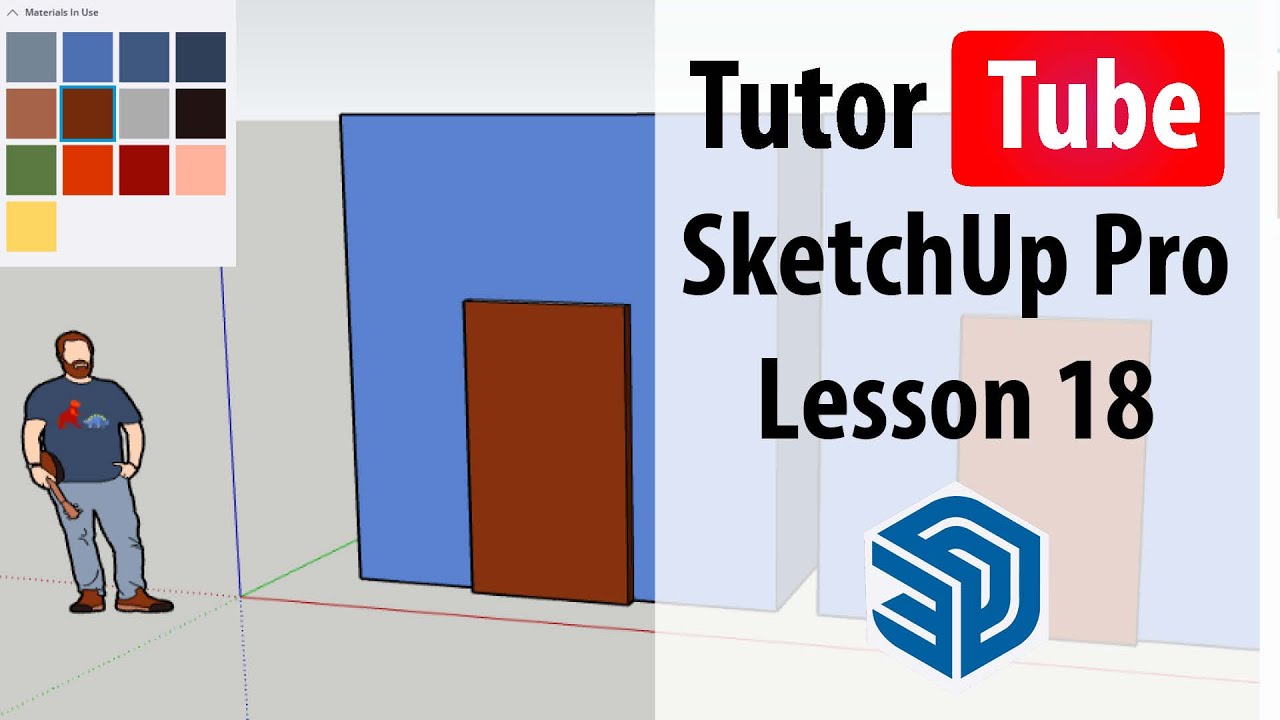 SketchUp Pro - Lesson 18 - Copying Objects