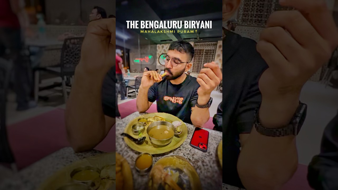 ‼️THE BENGALURU BIRYANI‼️ MAHALAKSHMI PURAM📍