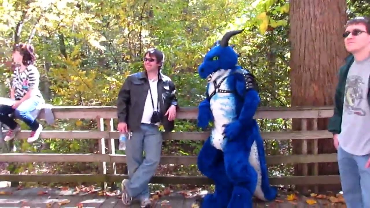 Fursuiting with Drakien at Maryland Renaissance Faire 2012