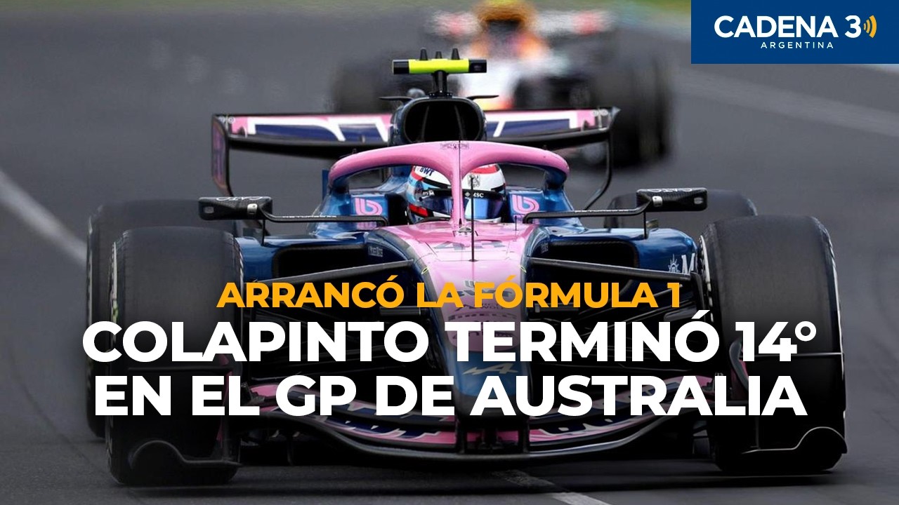 A puro reflejo y por una sanci&oacute;n, Colapinto fue 14&deg; en el GP de Australia | Cadena 3 Argentina