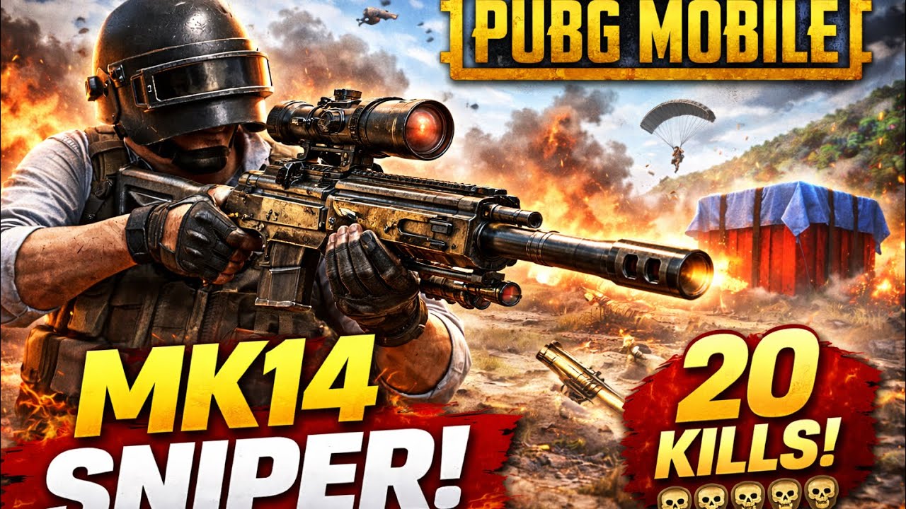 MK14 Is Too Powerful! | PUBG Mobile High Kill Gameplay