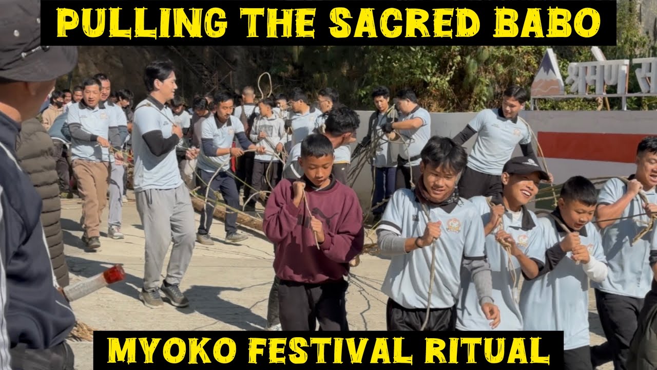 Babo Ceremony | Pulling The Sacred Log(Babo) From Forest To Village | Myoko Festival 2026 