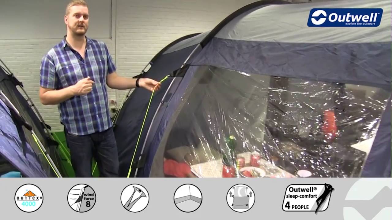 Pr&eacute;sentation tente Outwell Rockwell 5