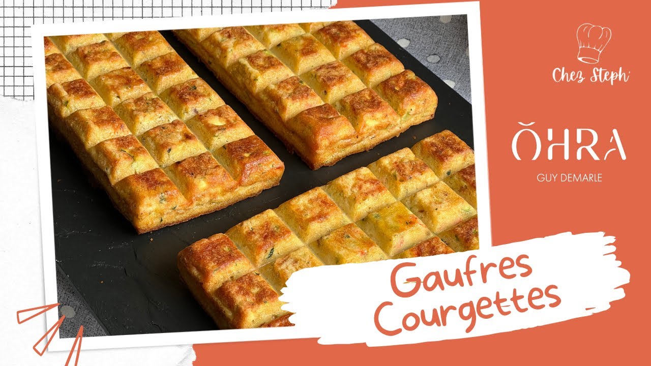 GAUFRES 3 TABLETTES À LA COURGETTE : l'atelier culinaire Guy Demarle