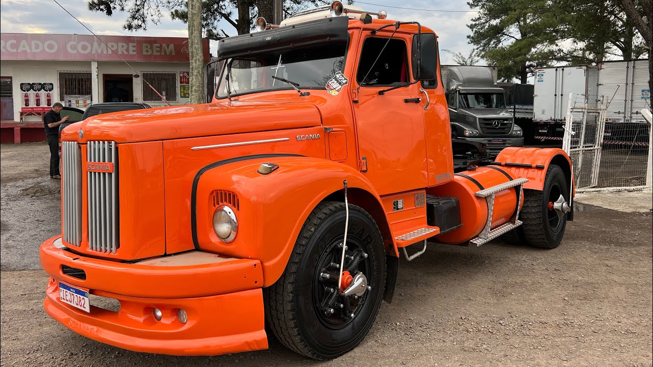 Ferigolo apresenta scania 111 S 1981 a venda testando o novo jacaré #ferigolocaminhoes