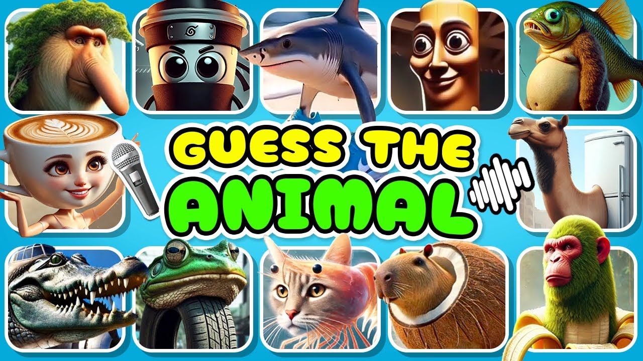 Guess ITALIAN BRAINROT AI ANIMALS Meme | Tralalero Tralala, Trippi Troppi, Chimpanzini Bananini