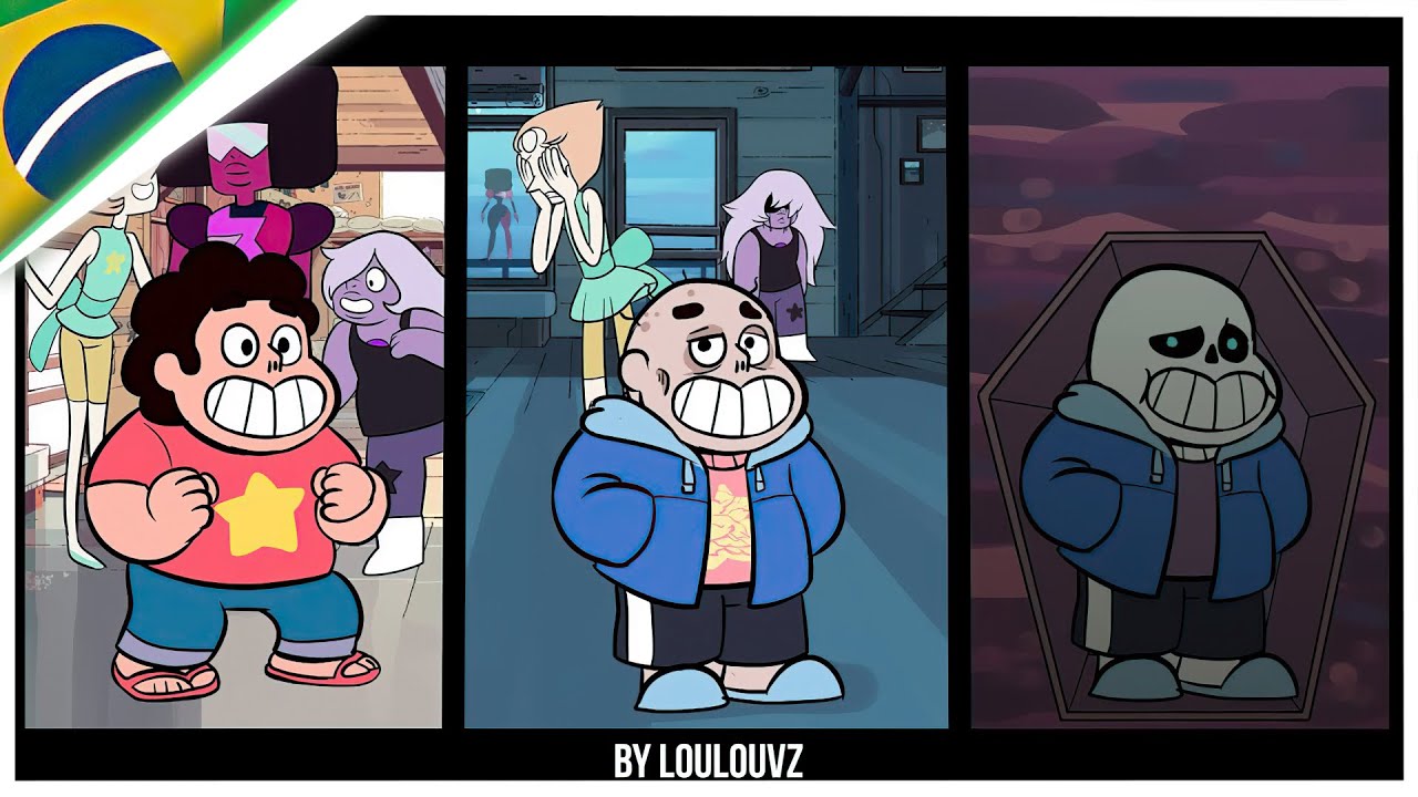 (+12) Steven Universo é o Sans de Undertale - Paródia de uma Creepypasta | REDUBLAGEM
