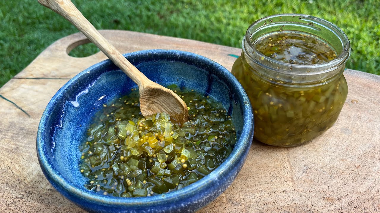 Homemade Relish Recipe: A Family Heirloom Recipe #homesteading #garden