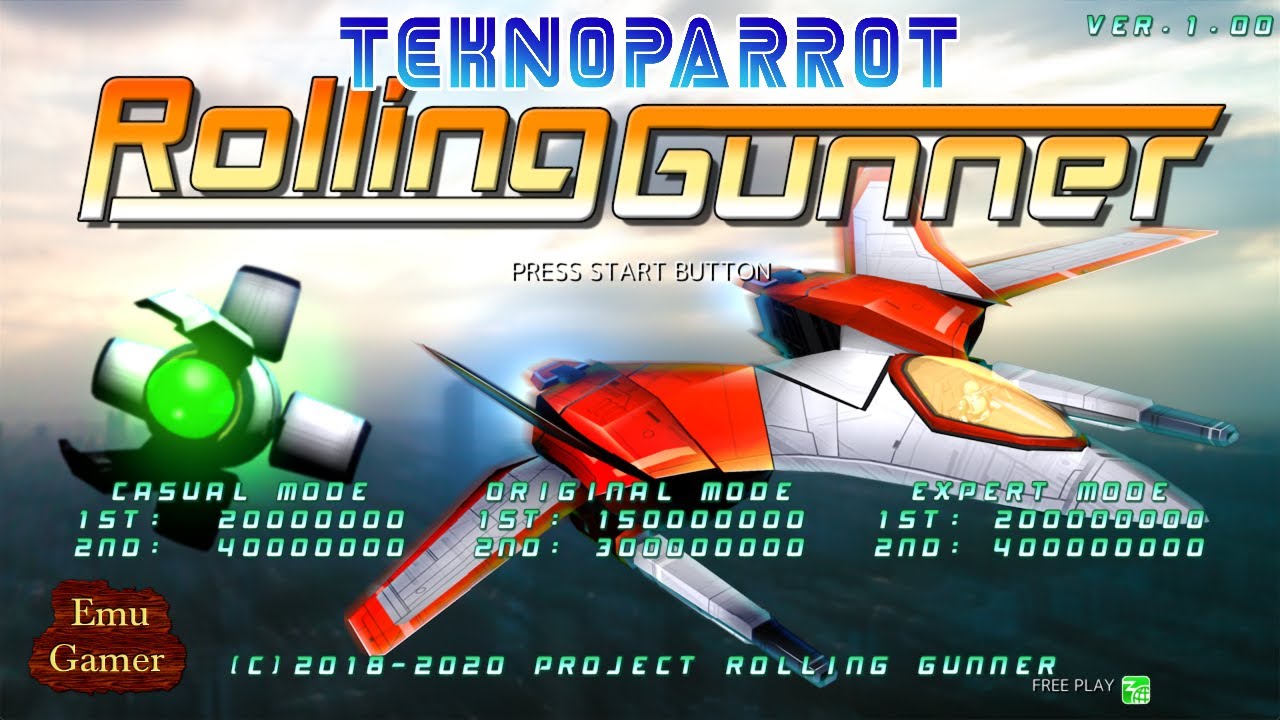Rolling Gunner - Full Playthrough (Teknoparrot)