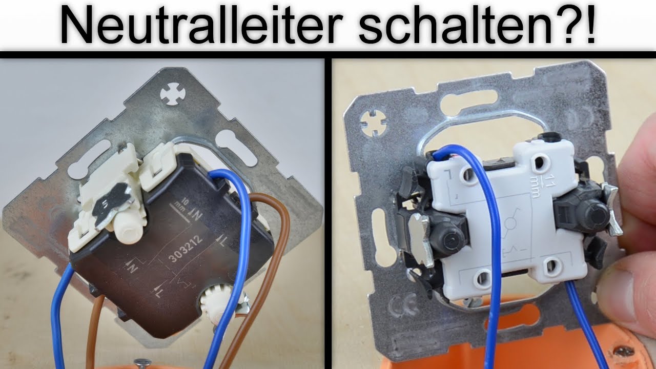 Darf der Neutralleiter geschaltet werden? | Vor- und Nachteile des zweipoligen /einpoligen Schaltens