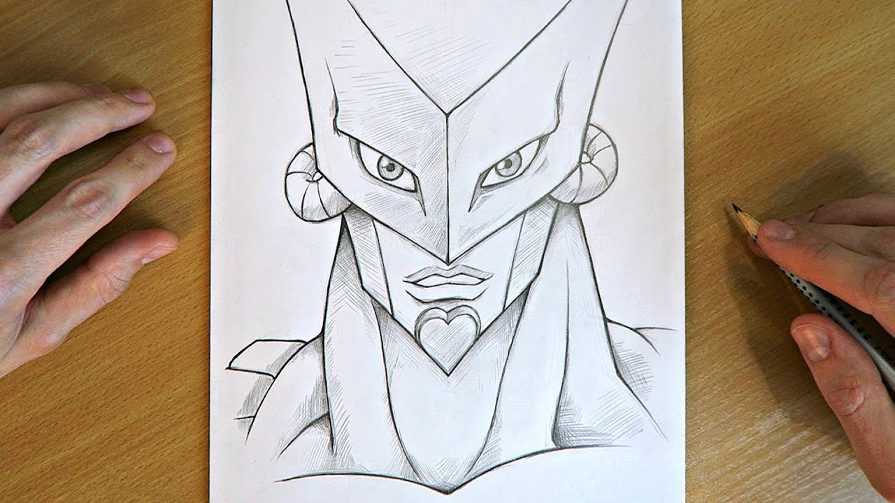JoJo - The World Drawing Tutorial | How to Draw Anime | JJBA | Step by Step Pencil Sketch Drawing