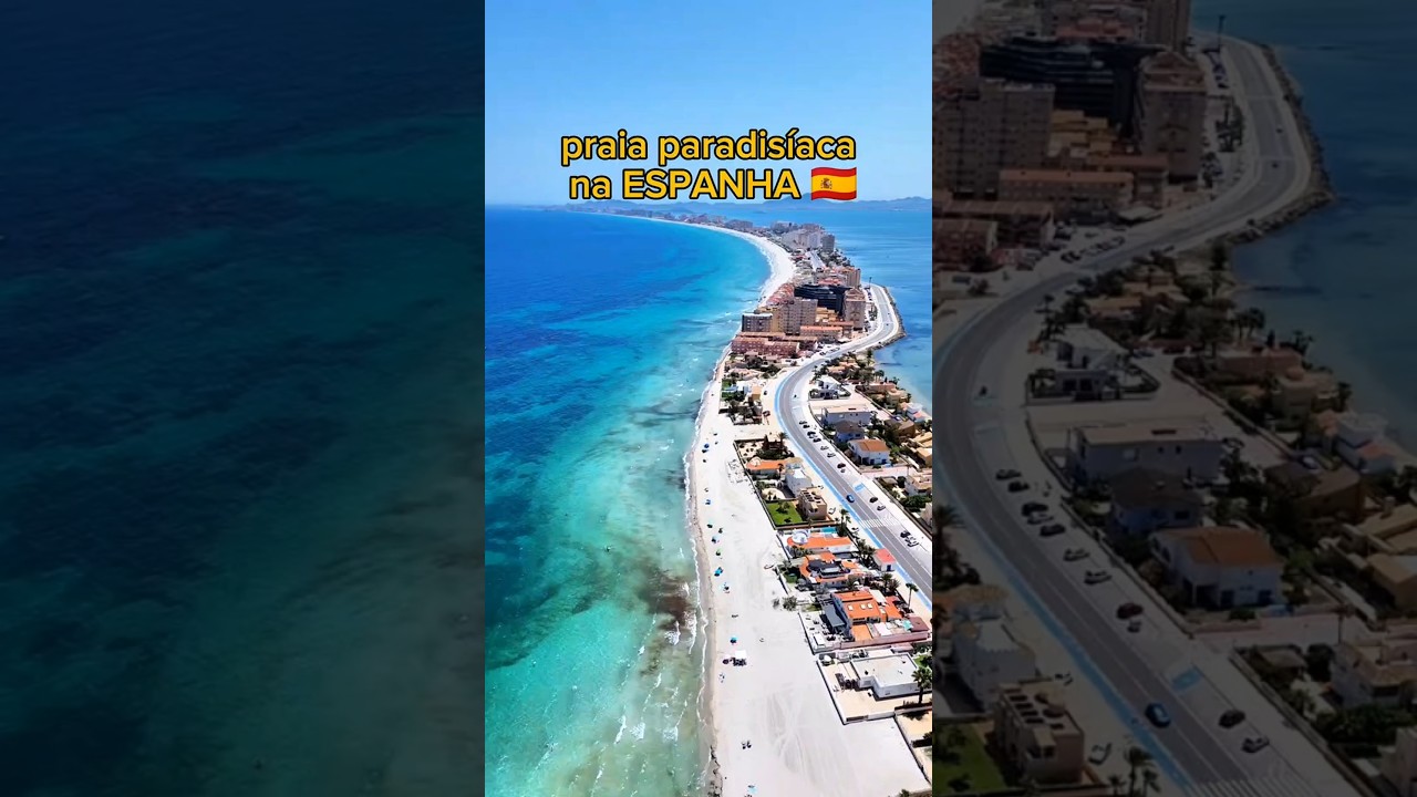 playa de la manga - M&uacute;rcia #praiasparadis&iacute;acas #turismomundial #aguascristalinas