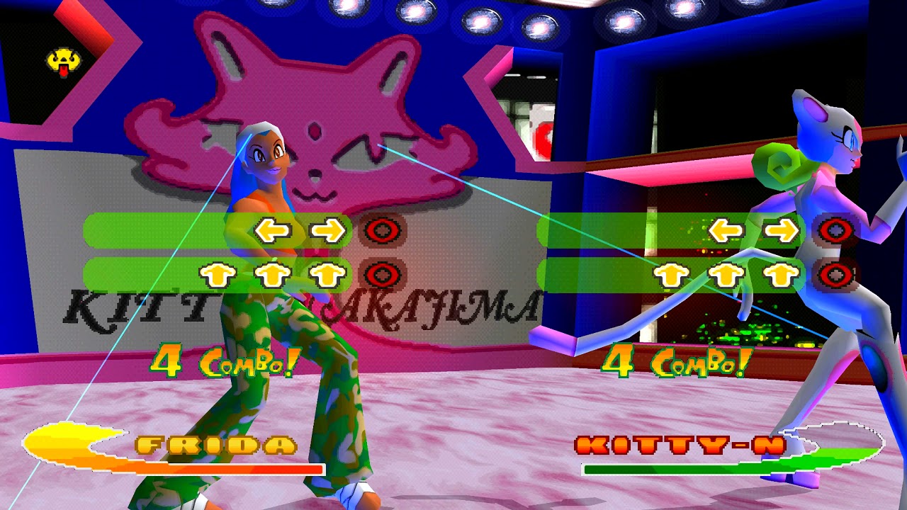 [PS1] Bust A move (JP)  Frida vs Kitty-N