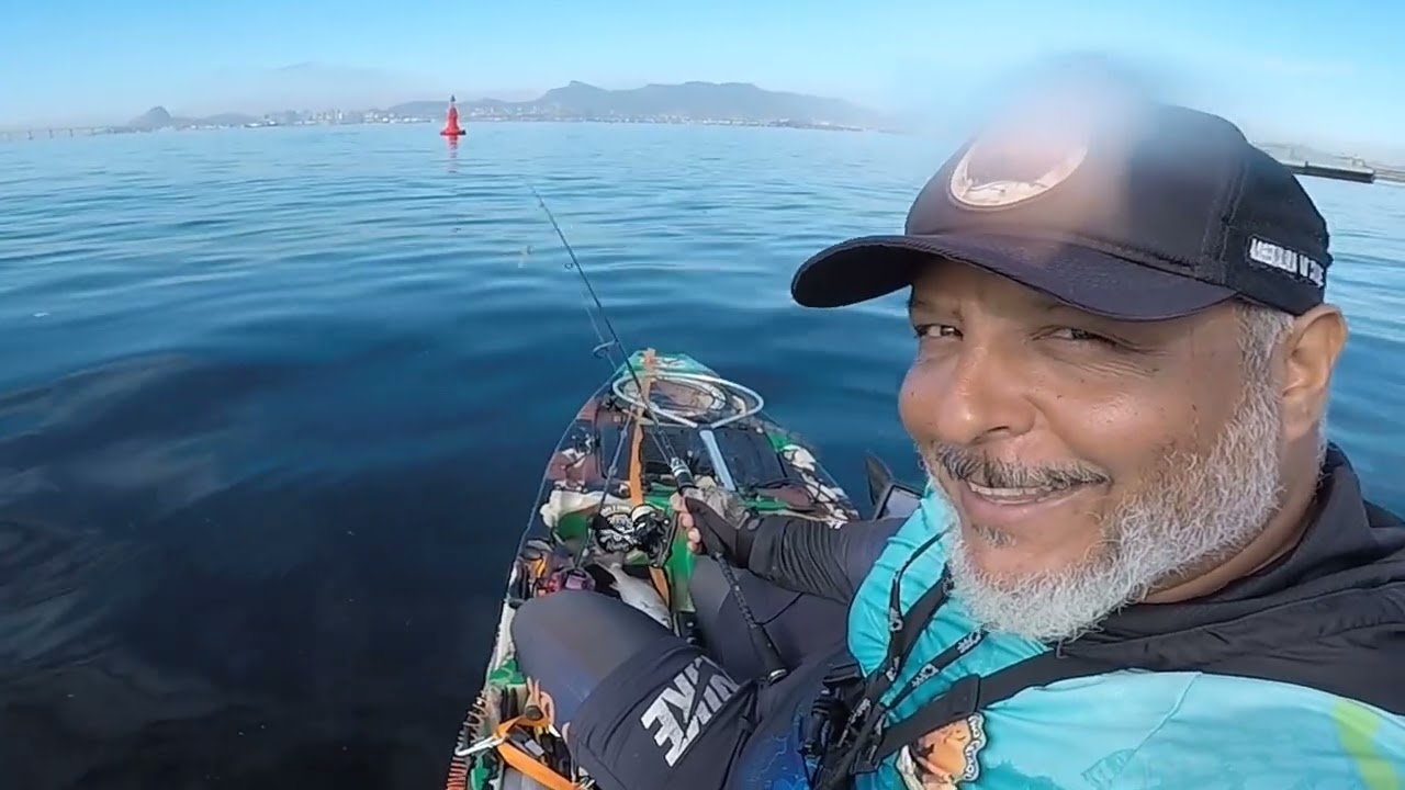 Peguei um Monstro na Bica entrando pela Ribeira. Pescaria de Pescada Branca