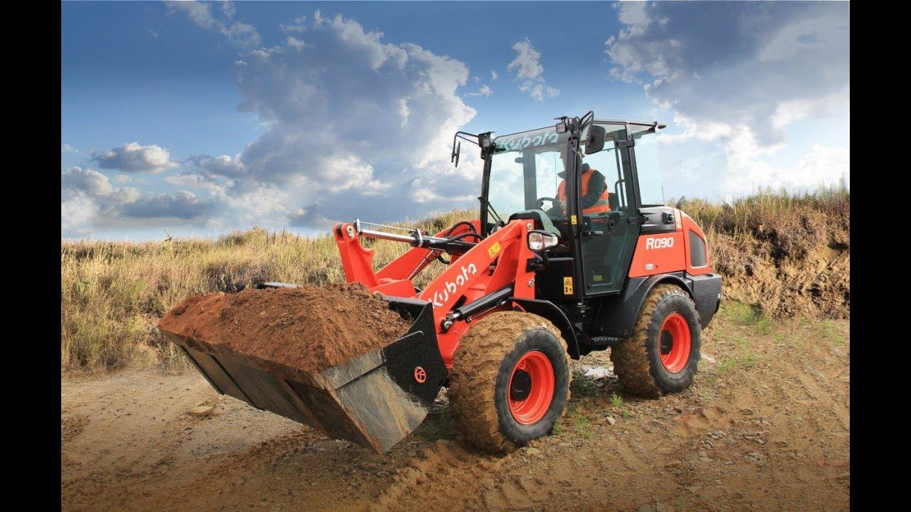 КОЛІСНІ НАВАНТАЖУВАЧІ KUBOTA  R070 І R090 НОВОГО ПОКОЛІННЯ