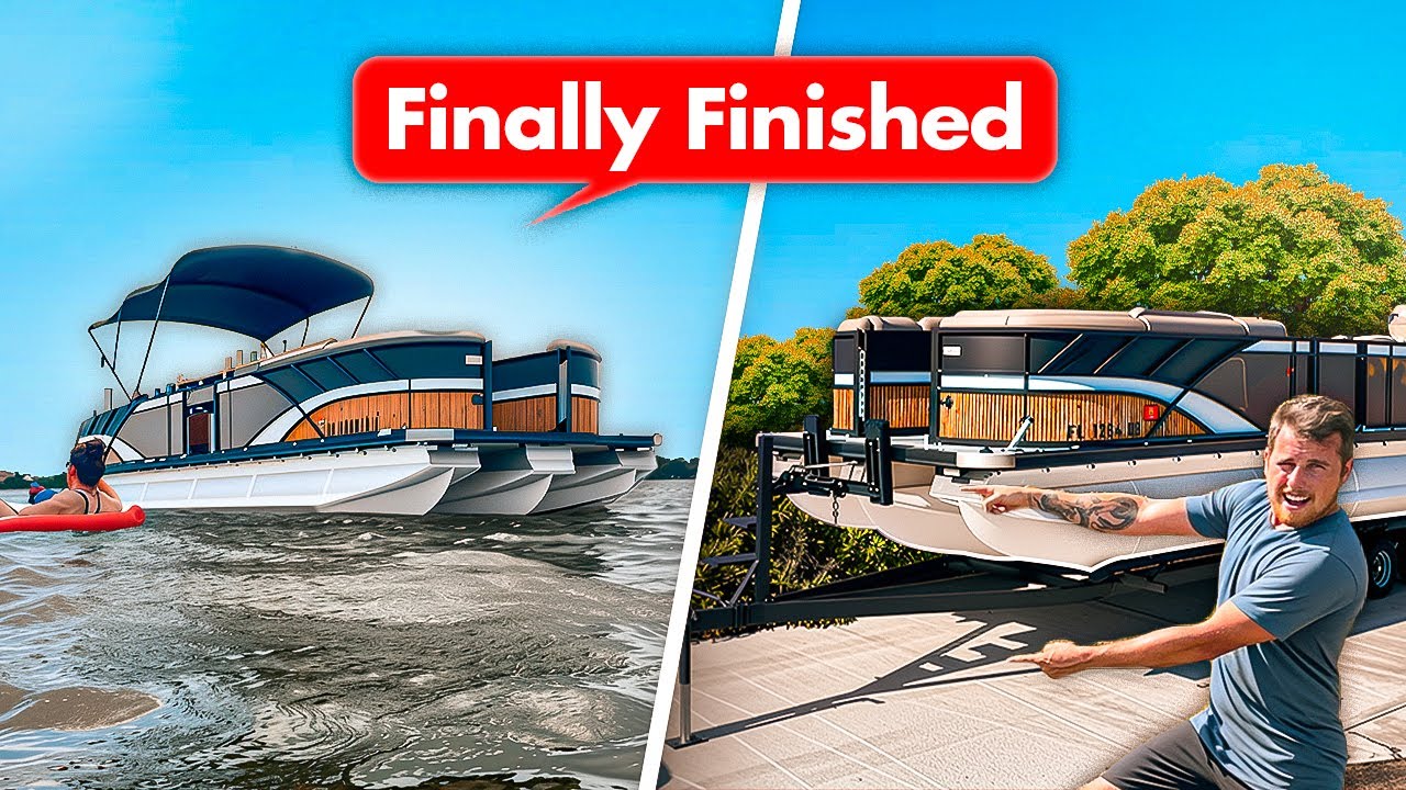 I BUILT This Luxury Pontoon from the Ground UP!