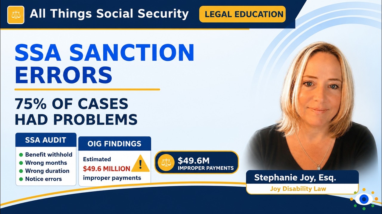 SSA Audit Finds Major Errors in Fraud Sanctions and Benefit Withholding - July 2026