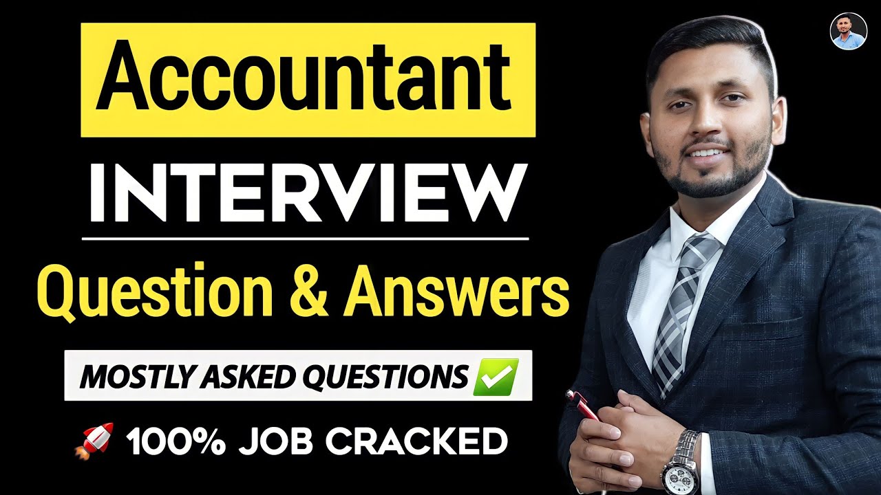 Accountant Interview Questions & Answers ✅️| Accounting Job Interview Q&A | Accountant Job Interview