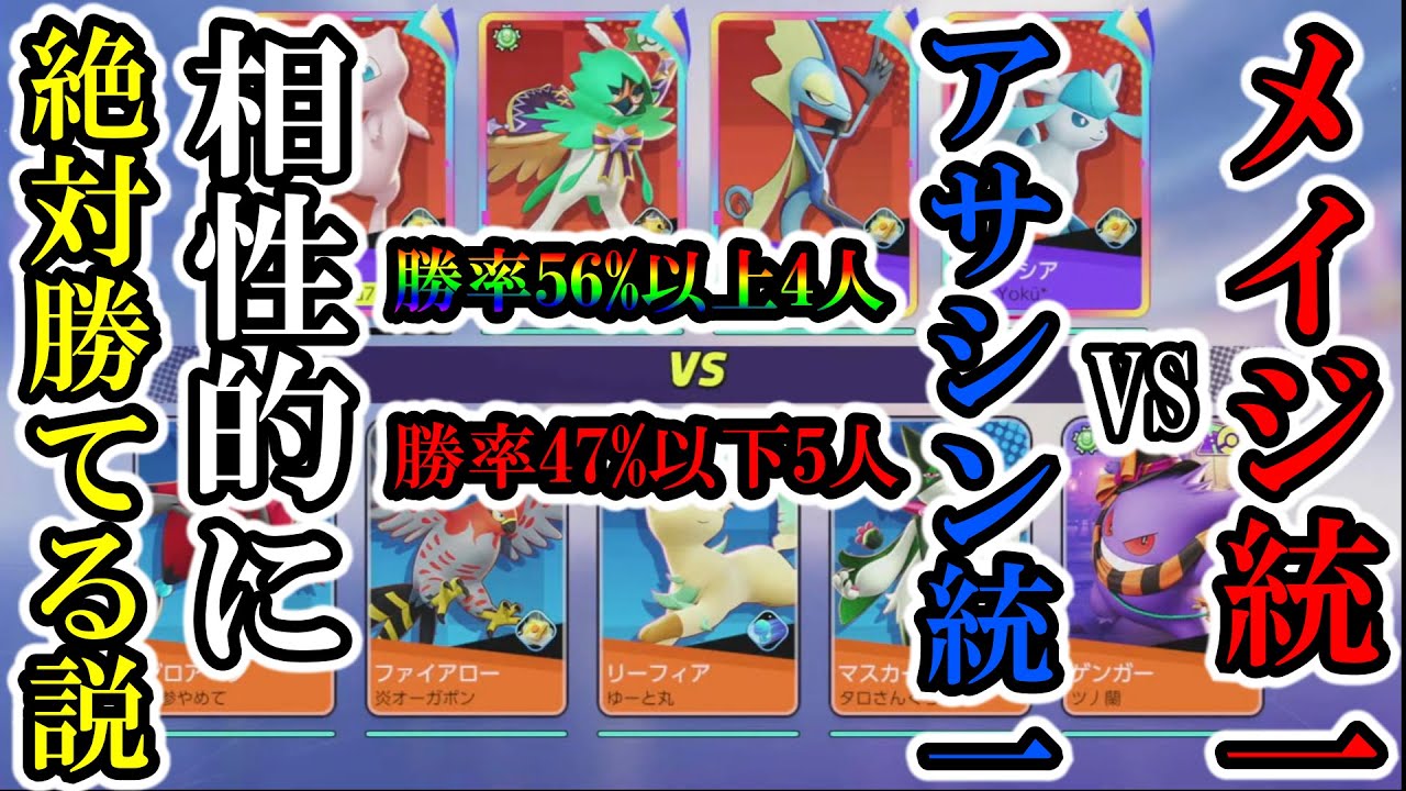 勝率47％の逆襲が始まります【ポケモンユナイト】